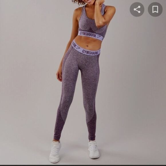 Gymshark Women's Flex Leggings Purple XXS - Picture 1 of 5